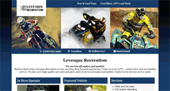 Desktop Screenshot of levesquerecreation.com